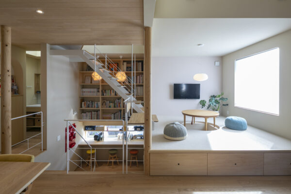 今日は「お気に入りの場所」で何をする？ 家族がゆるやかにつながる楽しい家