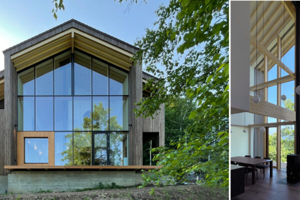 洞爺湖の四季折々の景色を楽しむ 自然を取り込み、自然と溶け込む大窓の家（ヒノデザインアソシエイツ）